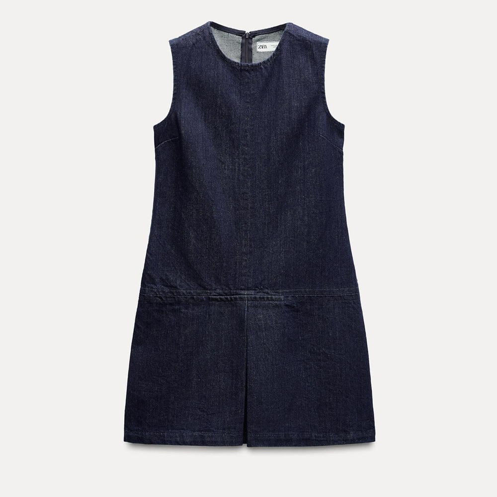 Zara Dark Blue Denim Dress